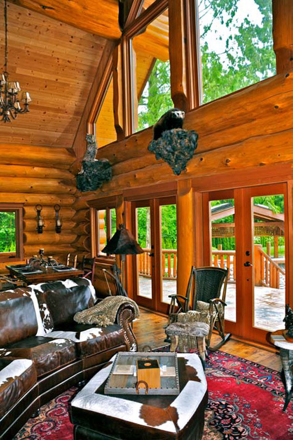 Log Home - Great Room